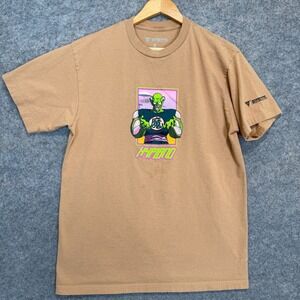 Hypland x DragonballZ Piccolo Sand Shirt Mens Large Graphic Brown Tee DBZ